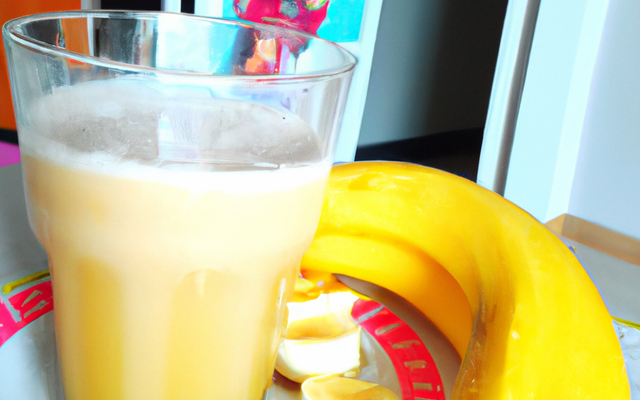 Jus énergisant à la banane