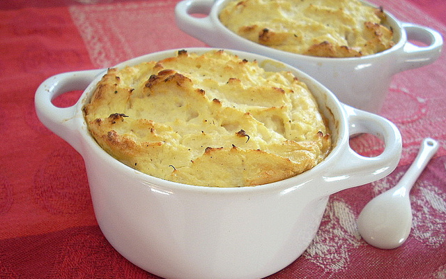 Soufflé léger au chou-fleur