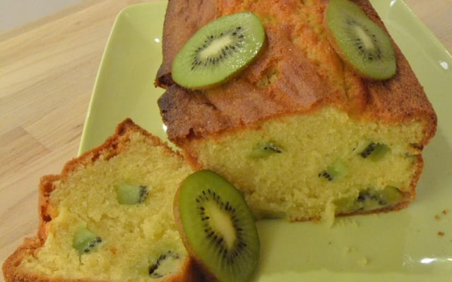 Quatre-quarts aux kiwis