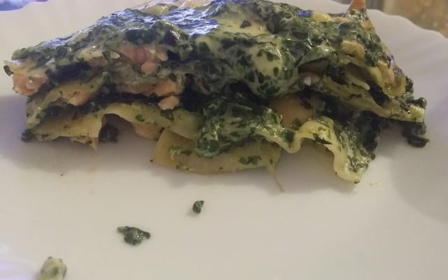 Lasagnes de saumon aux épinards
