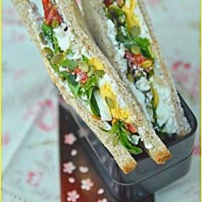 Club Sandwich au Cottage Cheese