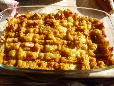 Galette de pommes de terre aux topinambours et au thym
