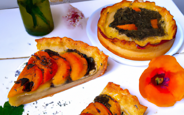 Tarte au pavot et à l'abricot