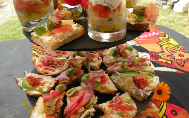 Gambas et son gratin chorizo