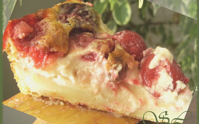 Clafoutis savoureux aux cerises