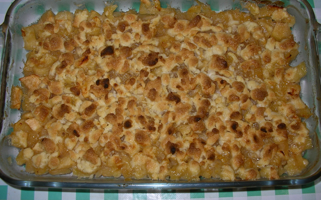 Crumble aux pommes pour petits et grands