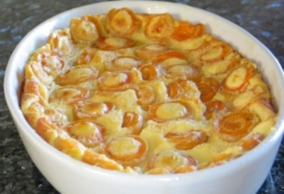 Clafoutis provençal aux abricots et au miel