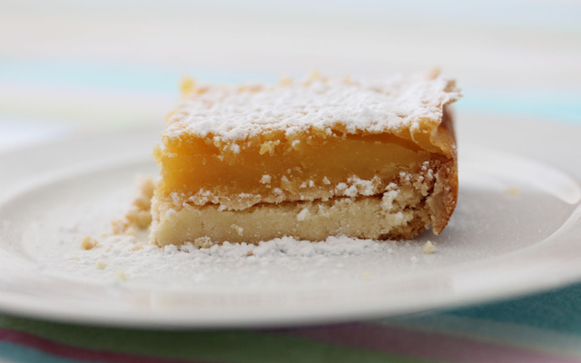 Petits carrés au citron