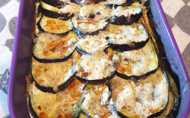 Gratin d'aubergines inratable