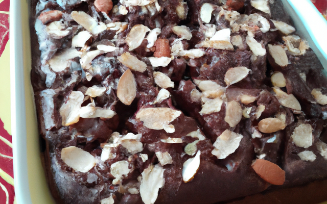 Gâteau au chocolat et amandes moulues