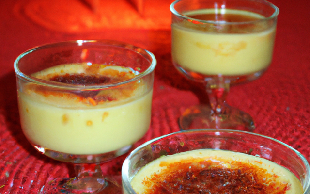Crème brûlée forestière