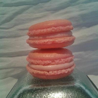 Macarons Poire et Thé noir Rose de Damas