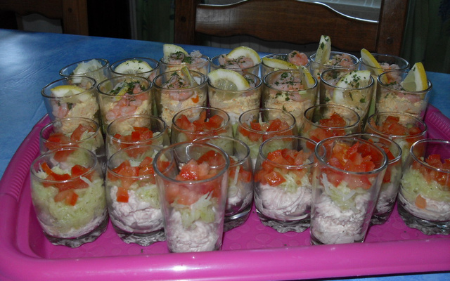 Verrine apéro et/ou entrée