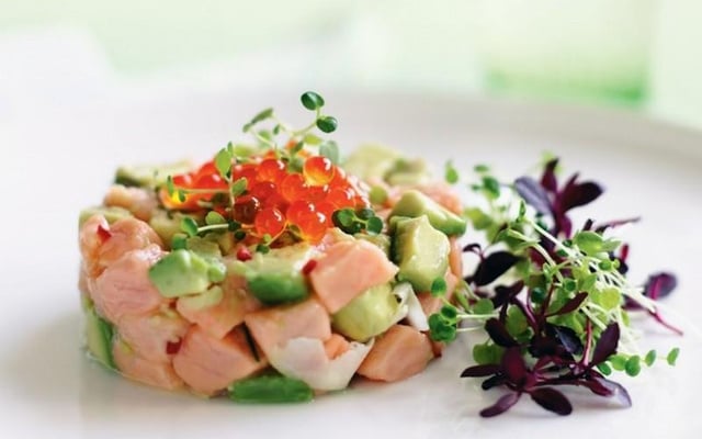 Tartare de saumon à l'avocat