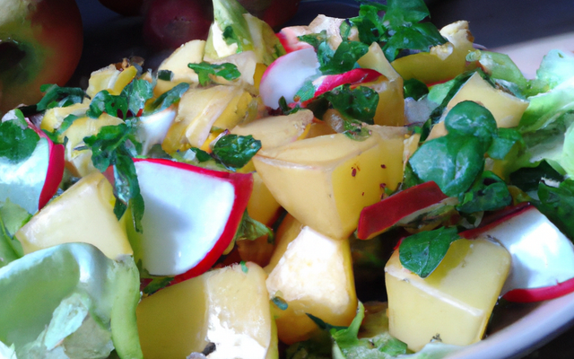 Salade de pommes de terre tiède