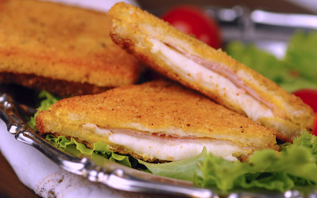 Mozzarella in carrozza au jambon