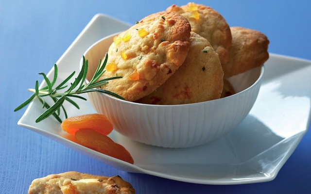 Cookies abricot et romarin
