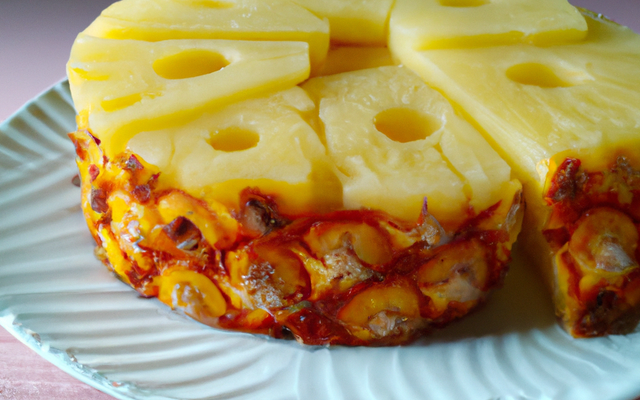Gâteau à l'ananas simple