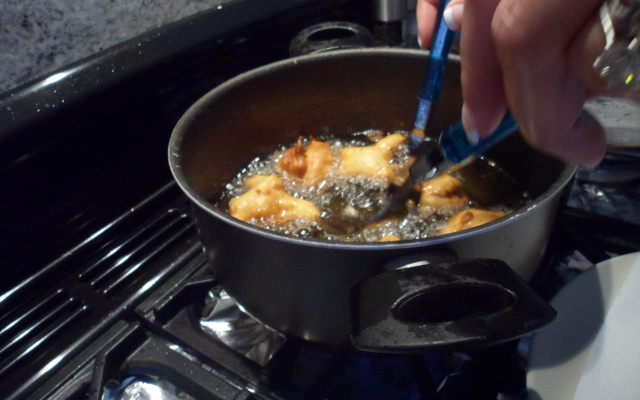 Beignets crevettes maison