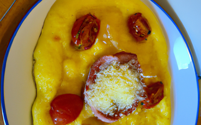 Pizza à la polenta