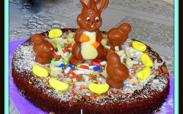 Gâteau moelleux chocolat/carambar