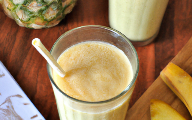 Smoothie poire ananas