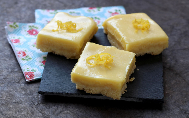 Carrés au citron généreux