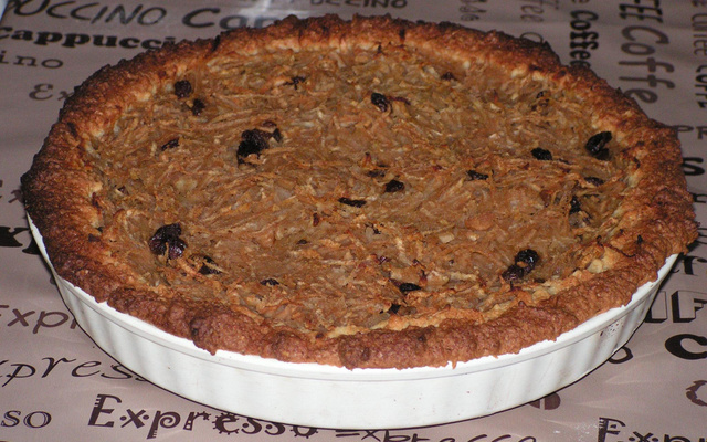 Tarte aux poires râpées