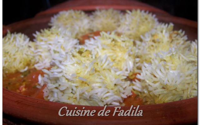 Tajine de boulettes de poulet aux légumes