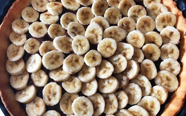 Tarte chocolat - banane