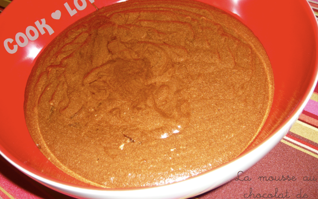 Mousse au chocolat : la vraie