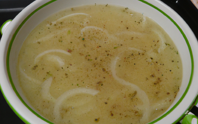 Soupe à l'oignon simple et rapide