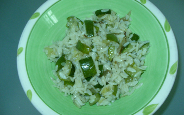 Courgettes au riz