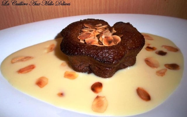 Coulant chocolat  et  amandes