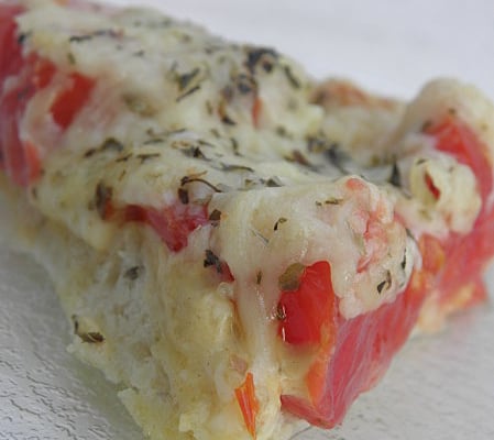 Tarte aux tomates et origan