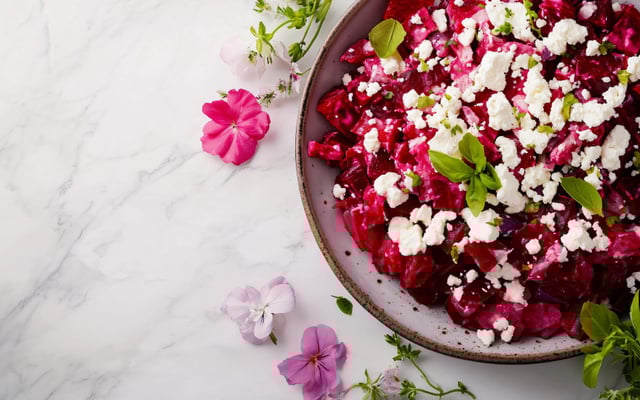 Crumble de tartare de betterave