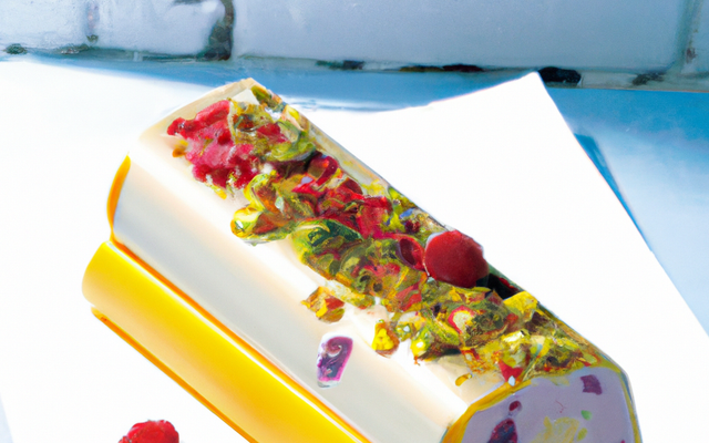 Bûche glacée/glace à l'orientale