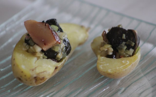 Pommes de terre escargots et foie gras