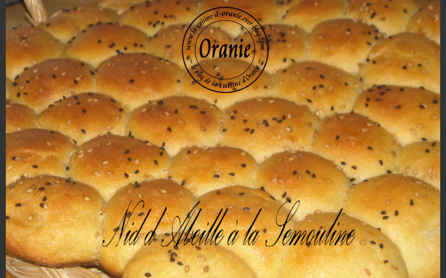 Nid d'abeille à la semouline