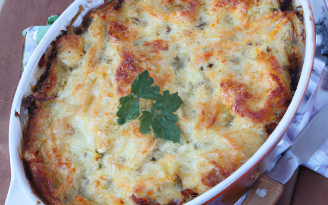 Gratin fermier à la fêta