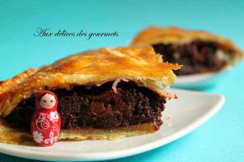 Galette chocolat griottes