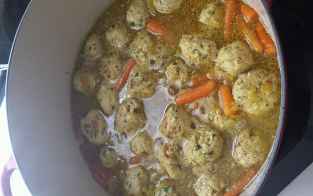 Boulettes de poulet au riz