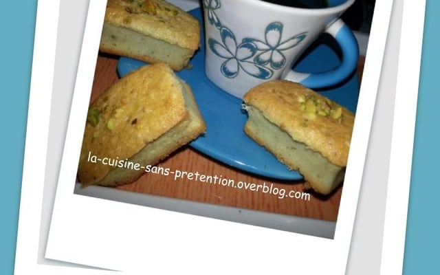 Financiers aux amandes et aux pistaches...