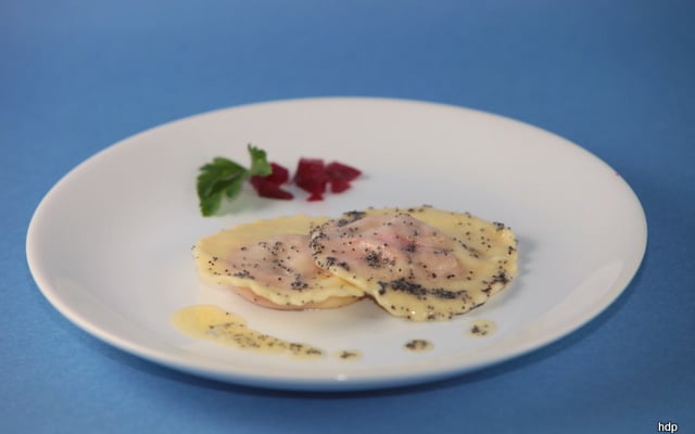 Agnolotti à la betterave