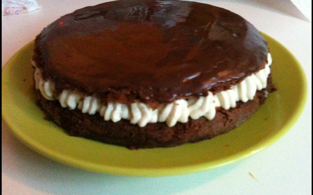 Gâteau aux 3 chocolats classique