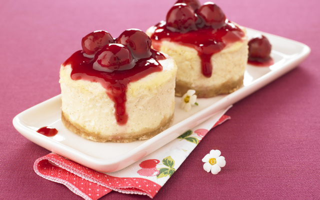 Cheese-cake aux cerises