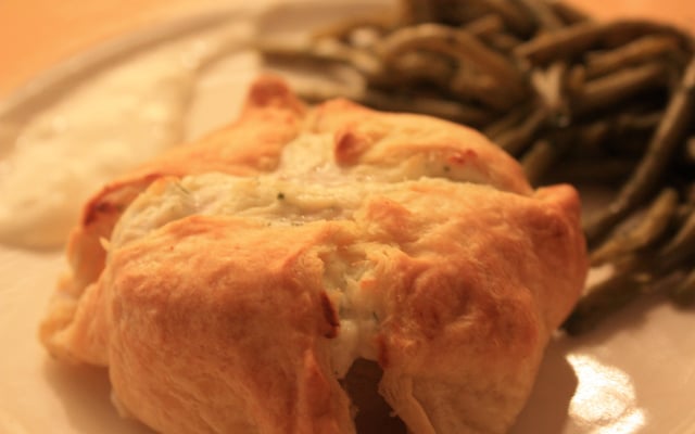 Feuilleté de filet mignon de porc au boursin