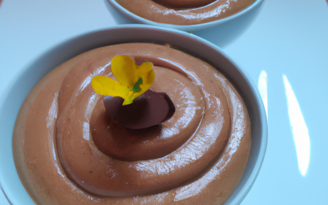 Mousse au chocolat à la crème de marron
