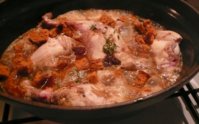 Lapin au pain d'épices maison