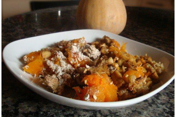 Crumble à la courge Butternut